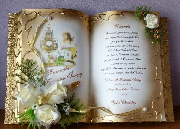 Открытка в виде книги