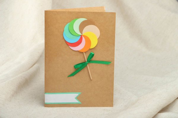 Открытки из картона