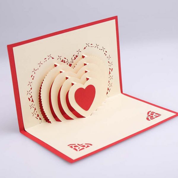 Красивые объемные открытки