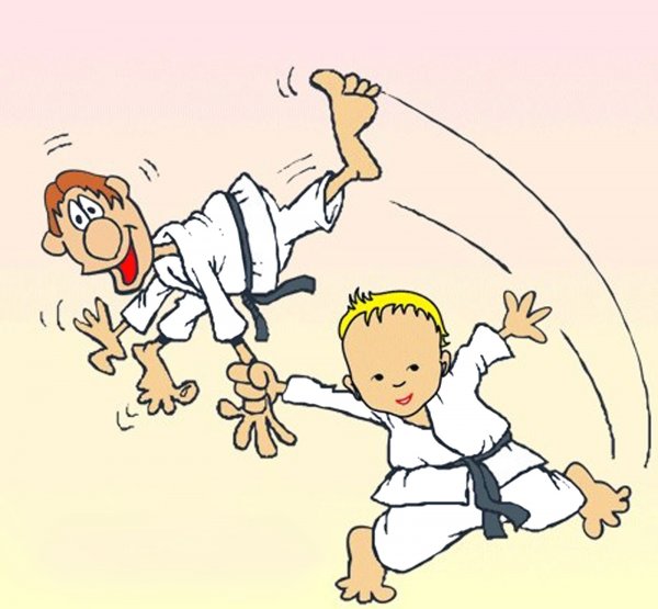 Открытка для тренера дзюдо