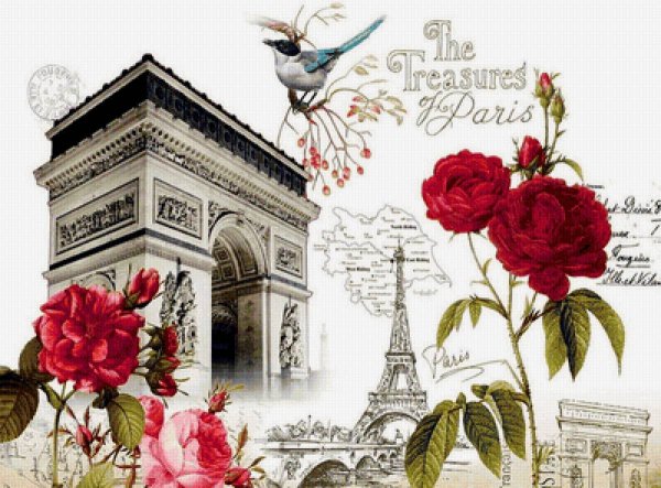 Париж для декупажа