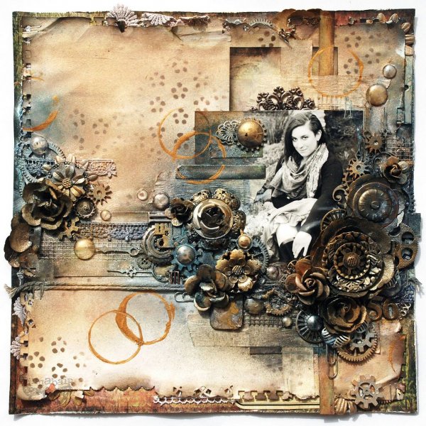 Скрапбукинг в стиле стимпанк