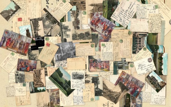 Коллаж из фотографий в стиле ретро