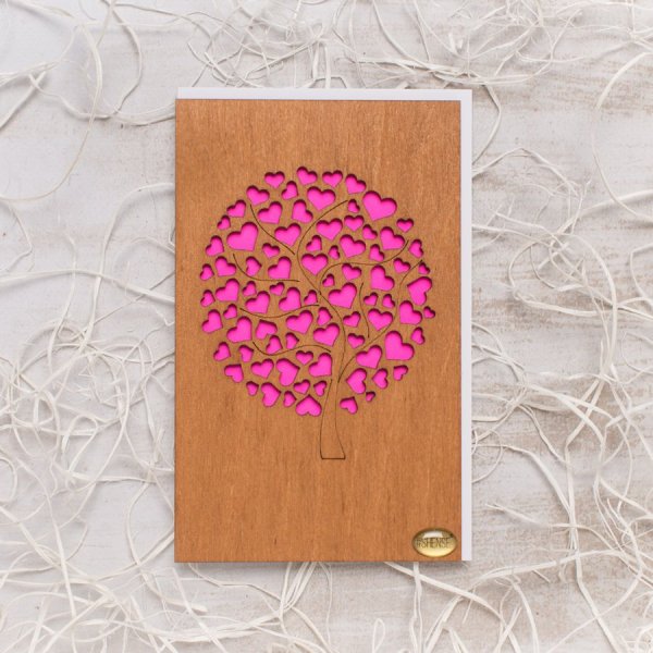 Открытка SHENSE дерево любви