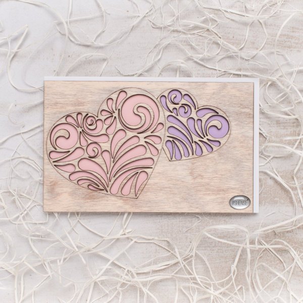 Деревянные открытки