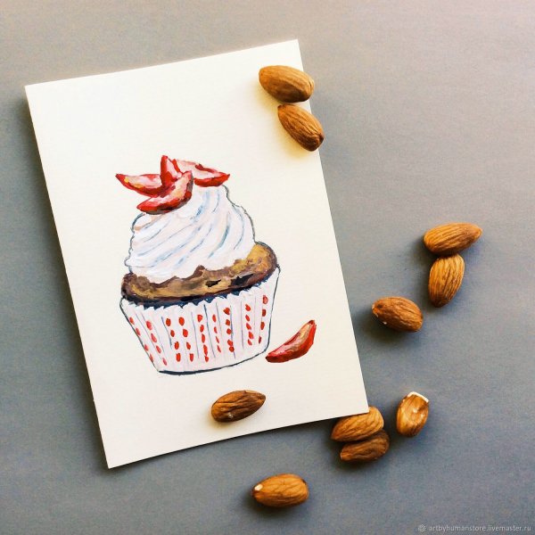 Съедобная открытка своими