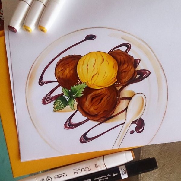 Картины из фруктов