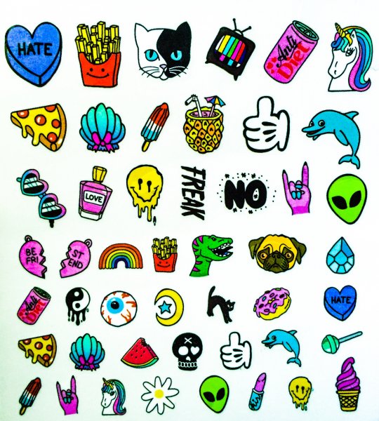 Красивые наклейки