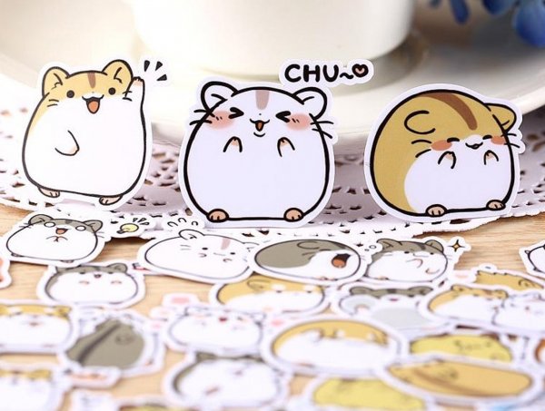 Красивые кавайные наклейки
