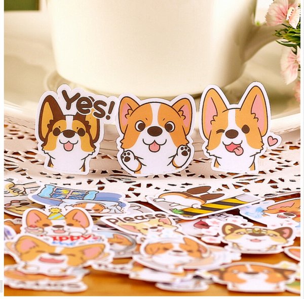 Cute Stickers Pack корги