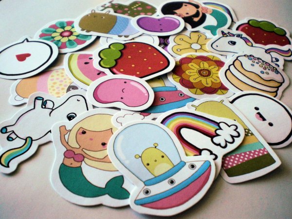 Наклейки для скетчбука