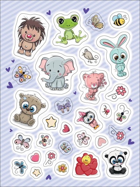 Стикеры для распечатки