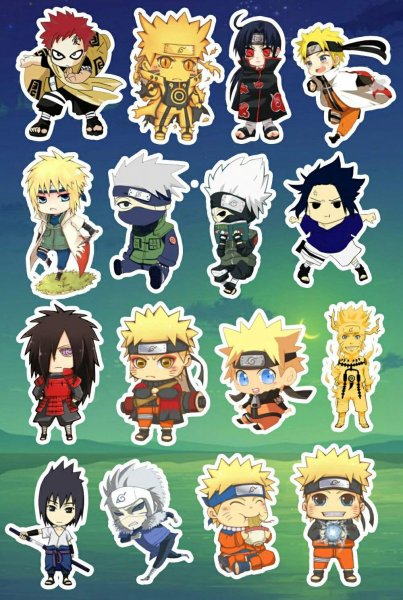 Стикеры Наруто