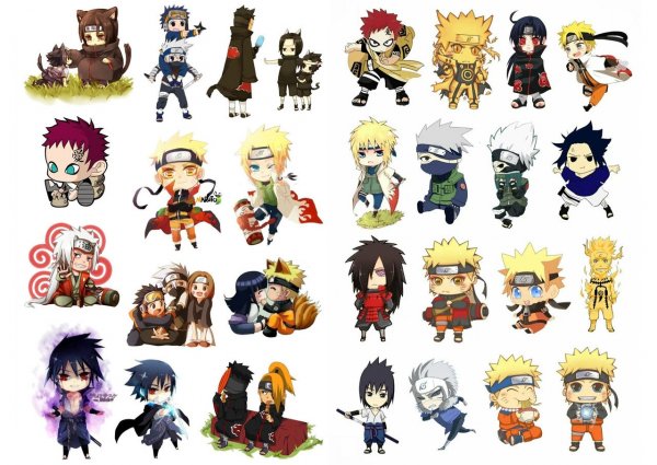 Наклейки из аниме Наруто