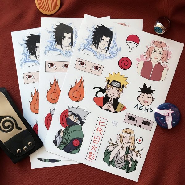 Стикеры Наруто