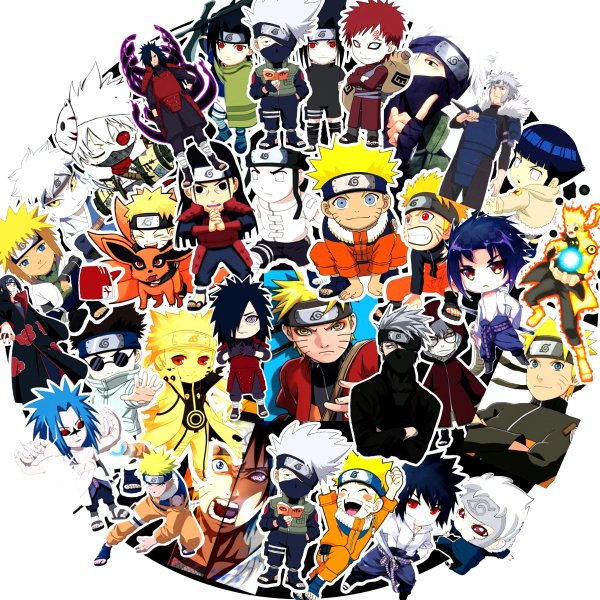 Стикеры из аниме Наруто