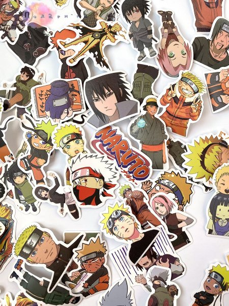 Наруто наклейки а4