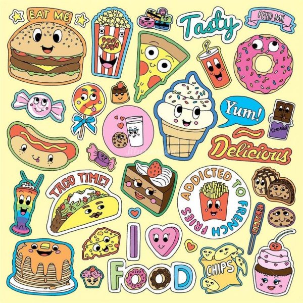 Стикеры для распечатки