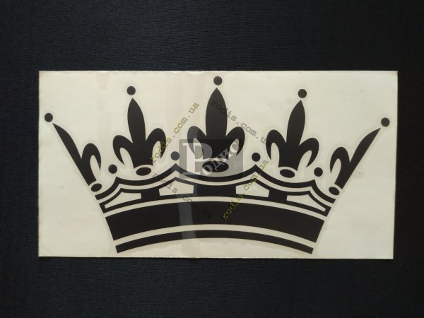 Наклейка на авто "корона №13"