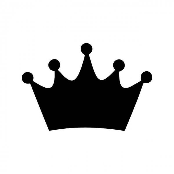 Наклейка Золотая корона