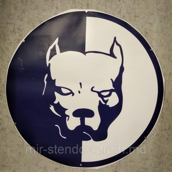 Наклейка питбуль