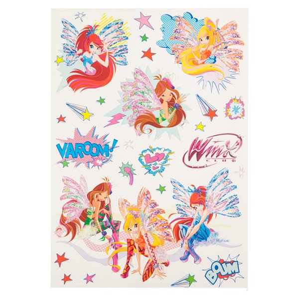 Наклейки для девочек Винкс