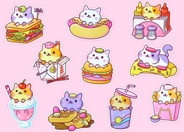 Стикер "котик"