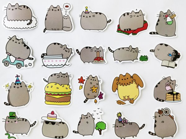 Наклейки с Пушином