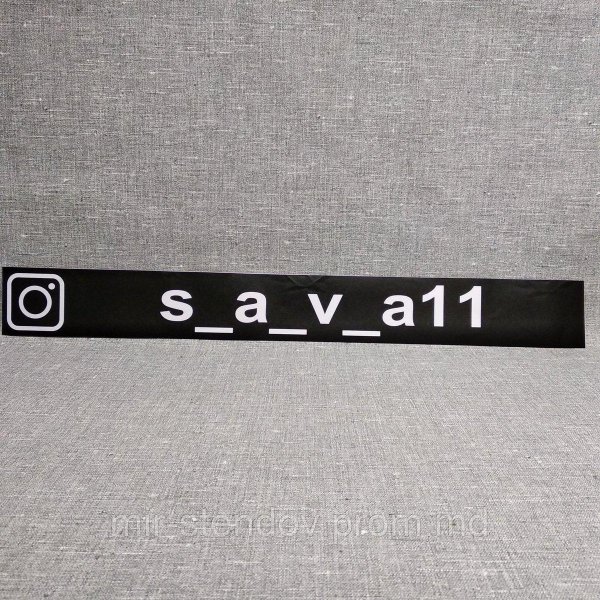 Наклейка Инстаграм с ником