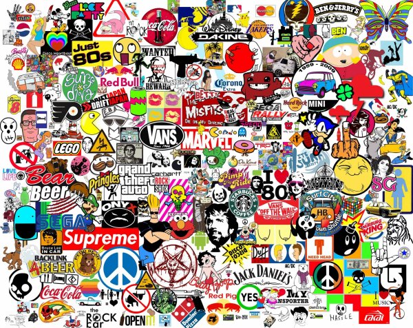 Наклейки для стикербомбинга