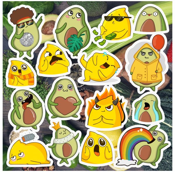 Каваи авокадо СКВИШИ