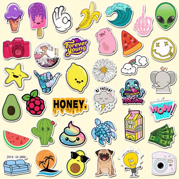 Стикеры наклейки авокадо