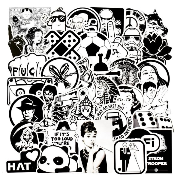 Виниловые Стикеры белые