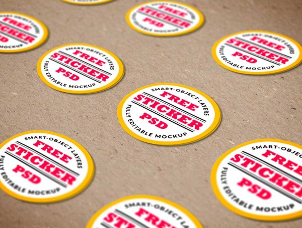 Мокапы для стикеров
