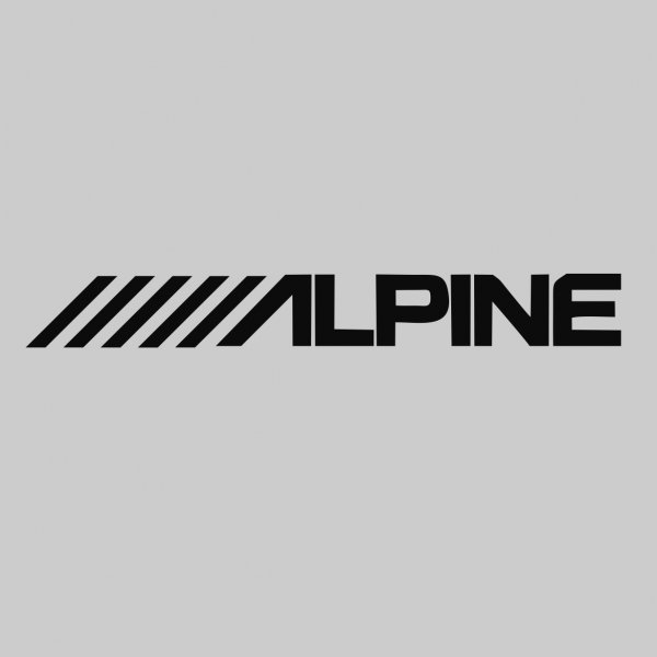 Наклейки Alpine Audio