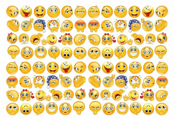 Стикер "смайлы"