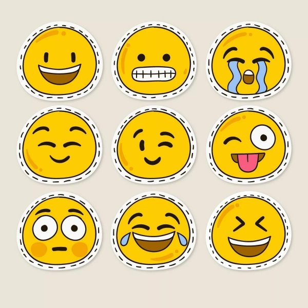 Рожицы (с наклейками)