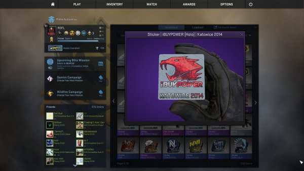 Наклейка IBUYPOWER Holo Katowice 2014