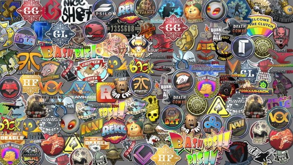 Наклейки из CS go