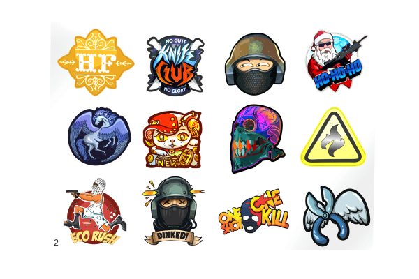Наклейки из CS go