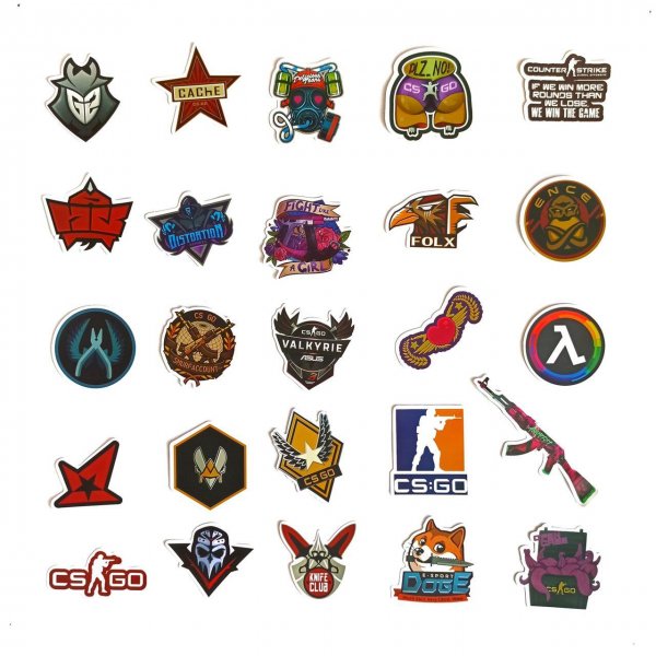 Крутые наклейки КС го