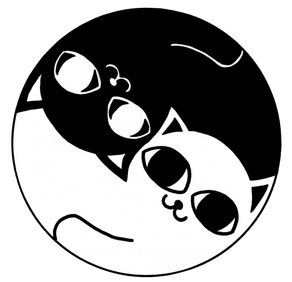 Наклейки черно белые