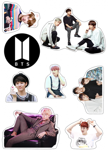 Наклейки БТС BTS