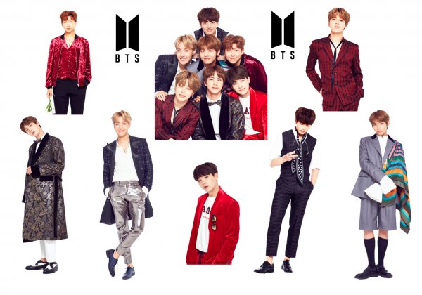 Наклейки БТС BTS