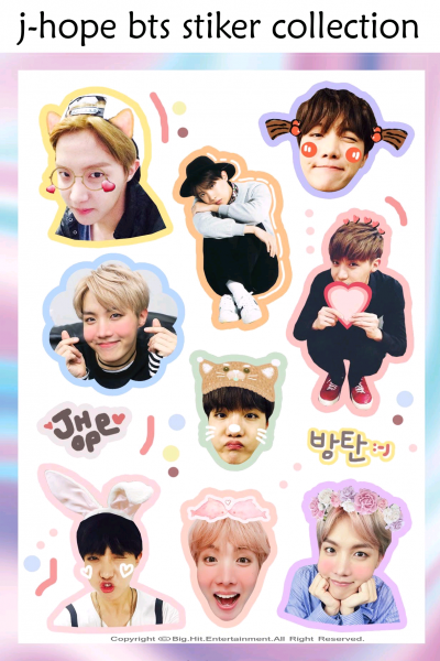 Стикеры БТС Хосок