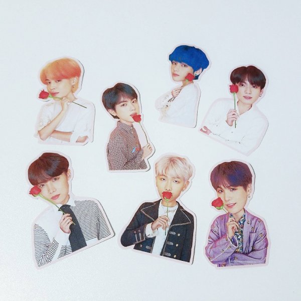 Стикеры БТС мемберов