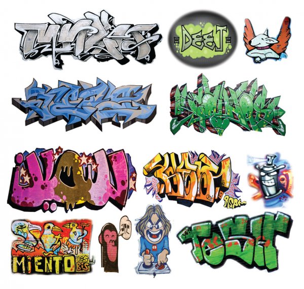 Стикеры граффити