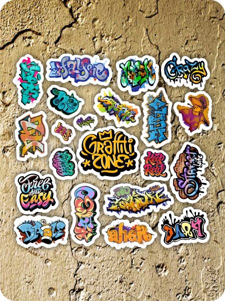 Наклейки на бмх цветные