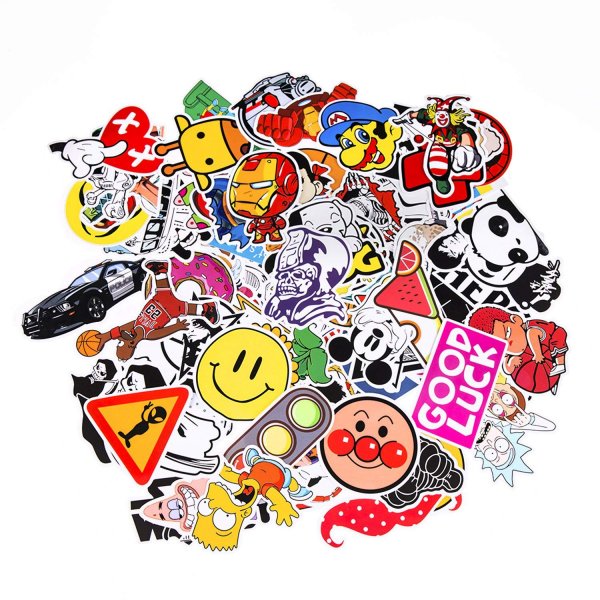 Наклейки в виде граффити