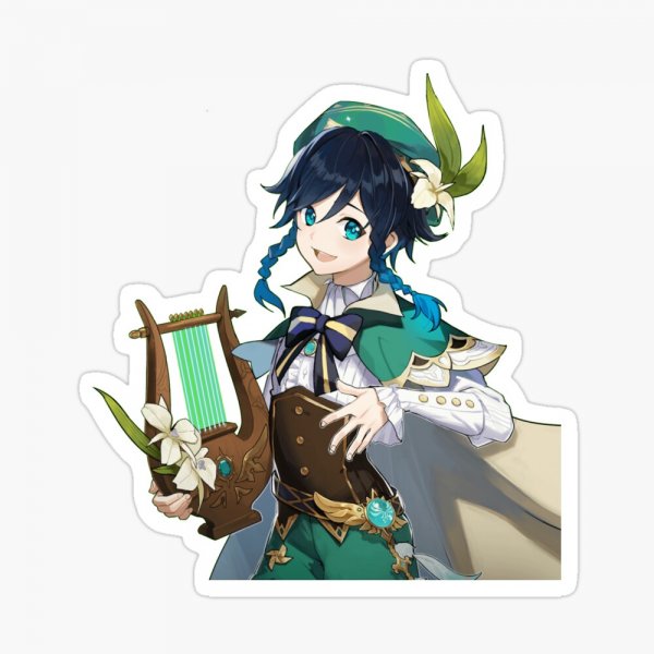 Стикеры Венти Genshin Impact